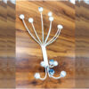 Large Hat & Coat Hook Iron Seven Arms With Ceramic Balls 480mm #8037 - Image 9