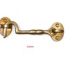 Brass Cabin Hook 100mm #1232 - Image 2