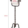 Wrought Iron Freestanding Toilet Roll Holder with Top Storage Shelf, Toilet Paper Holder Stand, Toilet Paper Roll Holder with Reserve, Floor Standing Toilet Roll ,Black Finish 660mm #6346 - Image 2