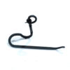 Wrought Iron Metal Toilet Roll Holder for Bathroom Toilet Wall Mount Handmade Bathroom Lavatory Toilet Paper Holder Wall Mount Black Finish 230mm #8182 - Image 4