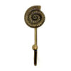 Cast Iron Animal Coat Hook-Large Shell 130mm #8268 Antique Finish