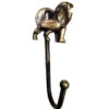 Iron Lion Hook Animal 125mm #8190 Antique Finish