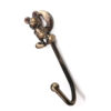 Iron Rat Hook Animal 130mm #8191 Antique Finish - Image 3