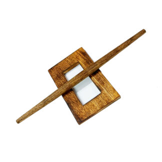 Curtain Tie-back Holder with Stick full Wooden with different Color and Natural finishes 105mm #8458