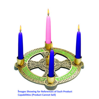 Brass Church Candel Holder #8540