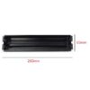 Sheet Iron Wall Vent Grill - Metal Ventilation Grilles - Air Vent Covers for Walls 260mm #8655 Black Powder Coated Finish - Image 3