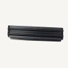 Sheet Iron Wall Vent Grill - Metal Ventilation Grilles - Air Vent Covers for Walls 260mm #8655 Black Powder Coated Finish - Image 4