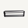 Sheet Iron Wall Vent Grill - Metal Ventilation Grilles - Air Vent Covers for Walls 360mm #8659 Black Powder Coated Finish - Image 2