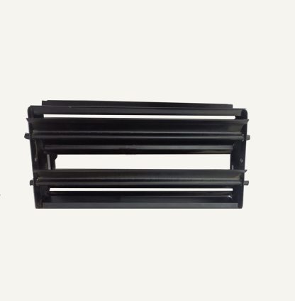 Sheet Iron Wall Vent Grill - Metal Ventilation Grilles - Air Vent Covers for Walls 210mm #8661 Black Powder Coated Finish