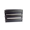 Sheet Iron Wall Vent Grill - Metal Ventilation Grilles - Air Vent Covers for Walls Black Powder Coated Finish 210mm #8663 - Image 2