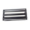 Sheet Iron Wall Vent Grill - Metal Ventilation Grilles - Air Vent Covers for Walls 315mm #8664 Black Powder Coated Finish - Image 2