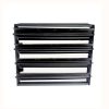 Sheet Iron Wall Vent Grill - Metal Ventilation Grilles - Air Vent Covers for Walls  260mm #8665 Black Powder Coated Finish - Image 2