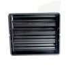 Sheet Iron Wall Vent Grill - Metal Ventilation Grilles - Air Vent Covers for Walls  260mm #8665 Black Powder Coated Finish - Image 3