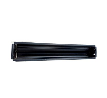 Sheet Iron Wall Vent Grill - Metal Ventilation Grilles - Air Vent Covers for Walls 360mm #8671 Black Powder Coated Finish