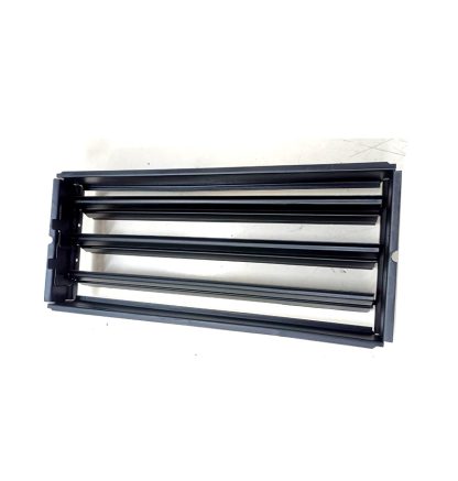 Sheet Iron Wall Vent Grill - Metal Ventilation Grilles - Air Vent Covers for Walls 355mm #8672 Black Powder Coated Finish - Image 2