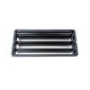 Sheet Iron Wall Vent Grill - Metal Ventilation Grilles - Air Vent Covers for Walls 355mm #8672 Black Powder Coated Finish - Image 4