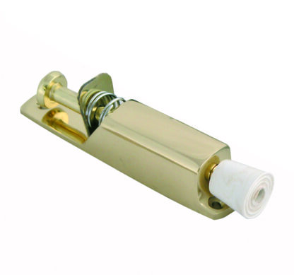Aluminum Kick Down Door Stop Holder Door Stay Rubber Flip Down Door Stop Keep The Door Stay Open for Garage Gate Office Home 180mm #3093 - Image 2