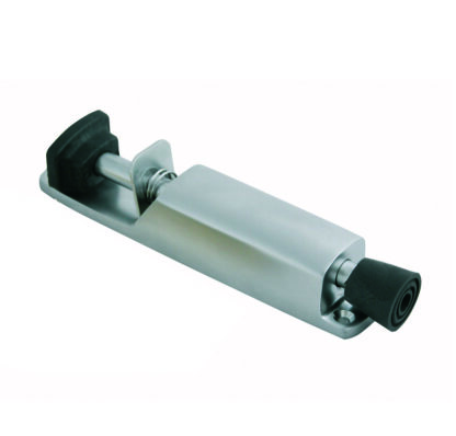 Aluminum Kick Down Door Stop Holder Door Stay Rubber Flip Down Door Stop Keep The Door Stay Open for Garage Gate Office Home 180mm #3093