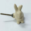 Ceramic Cabinet knob Rabbit 45mm #8798 (Set of 6 Pcs) - Image 2