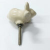 Ceramic Cabinet knob Rabbit 45mm #8798 (Set of 6 Pcs) - Image 3