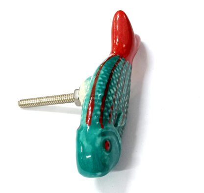 Ceramic Cabinet knob Fish 85mm #8801 (Set of 6 Pcs) - Image 3