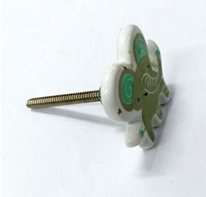 Ceramic Cabinet knob Elephant 45mm #8804 (Set of 6 Pcs) - Image 3