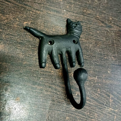 Iron Coat Hook Cat 95mm #8854 (Set of 6 Pcs) - Image 2