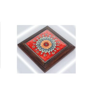 This is a Ceramic Trivet, which is a heat-resistant stand used to protect surfaces from hot dishes #9160
