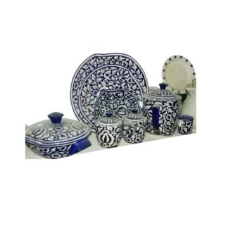Ceramic Handmade Ancient Royal Mughal Combo Dinner Set #9168