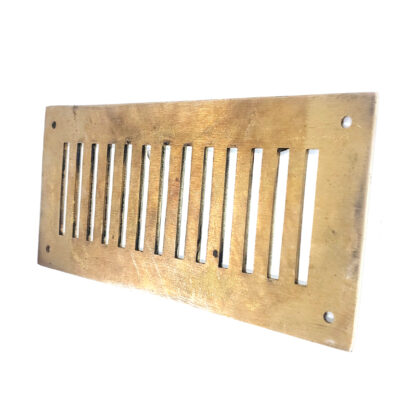 Brass Metal Adjustable Sliding Air Vent Brick Hit Grille 225mm #6271 - Image 2