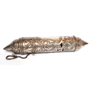 Silver Antique Farman Box 30mm #9013