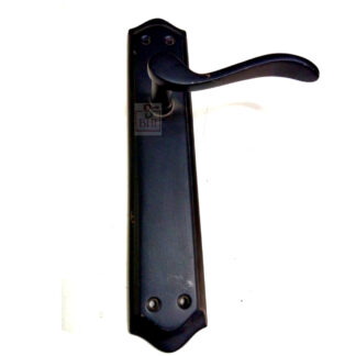 Sheet Iron Door Handle on Plate 255mm #9291