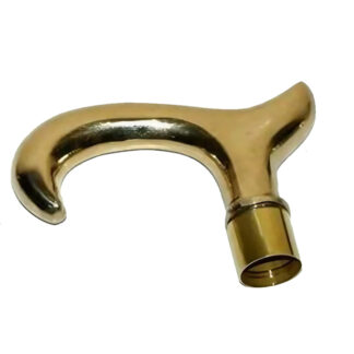 New Heavy Solid Golden Brass Lion Only head Handle for Shaft Walking Stick Cane Polish Brass 120mm #9480