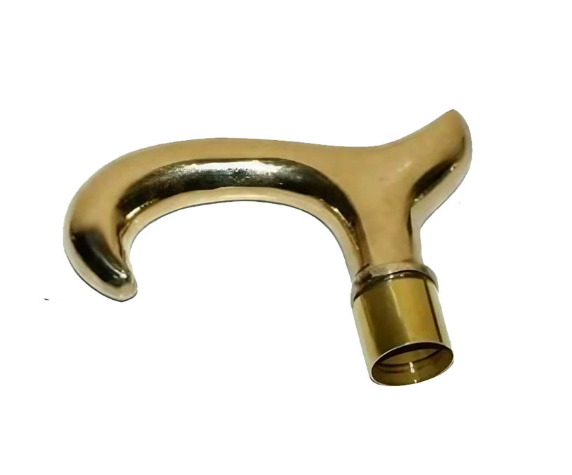 New Heavy Solid Golden Brass Lion Only head Handle for Shaft Walking Stick Cane Polish Brass 120mm #9480