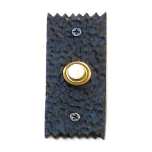 Cast Iron Bell push Oblong 95mm #1024