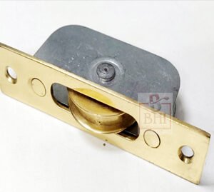 Brass Square Ended Sash Window Pulley 119mm #9359