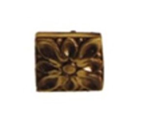 Decorative Nail Heads Brass Square flower Domes 25mm #1106