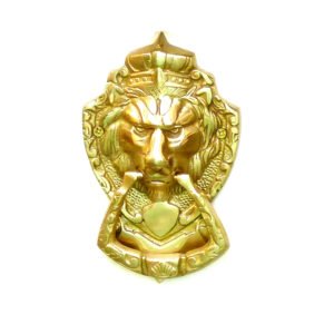 Solid Brass Knocker Lion Head 150mm #1112