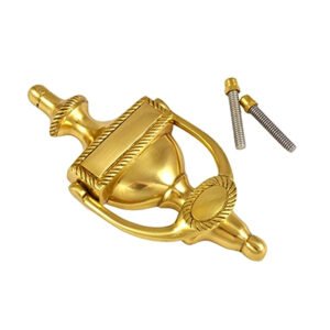 Solid Brass Victorian URN Style Door Knocker Georgian 200mm # 1114