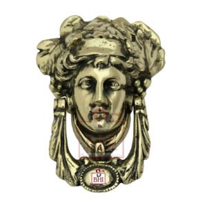 SOLID BRASS DOOR KNOCKER MEDUSA FACE 165mm # 1117