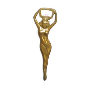 Brass Lady Form Opener Beer Opener Sophisticated Elegant Gold Beer Opener for Home Gatherings Or Giving 190mm #1130