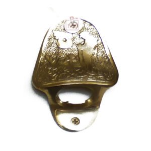 BRASS BOTTLE OPENER WALL MOUNTED “JESUS” 100mm # 1138
