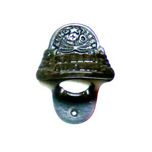 CAST IRON BOTTLE OPENER WALL MOUNTED ‘STELLAR’ 95mm # 1139