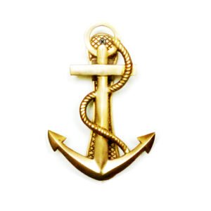 Solid Brass Nautical Sea Anchor Design Door Knocker 160mm #1144