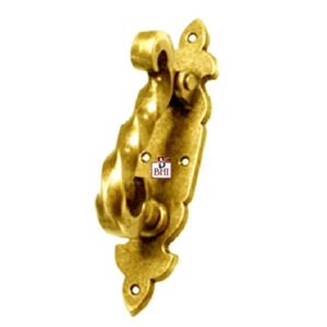 Brass Solid Fluer De Lys Twisted Striker Door Knocker 225mm #1150