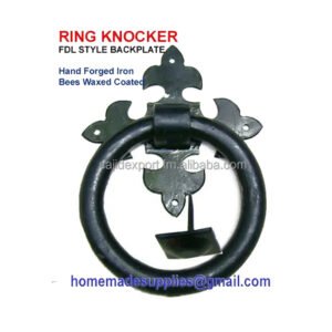 Hand Forged Iron Door Knocker 195mm #1155