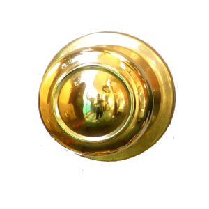 BRASS FIXED DOOR KNOB POLISH BRASS 70mm#1214