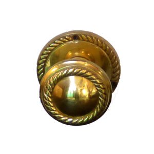 BRASS SPRUNG DOOR KNOB 50mm#1224