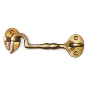 Brass Cabin Hook 100mm #1232
