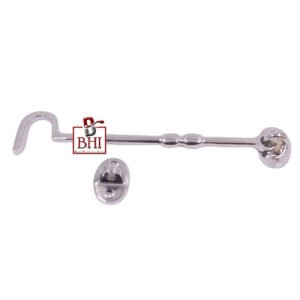 Brass Cabin Hook 250mm #1237 Chrome Finish
